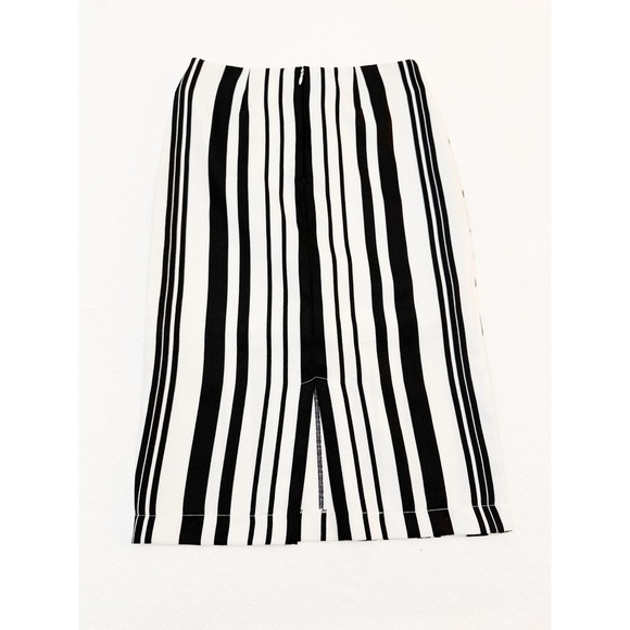 JOA Assymetrical Design Striped Pencil Skirt Size Small - Picture 5 of 8